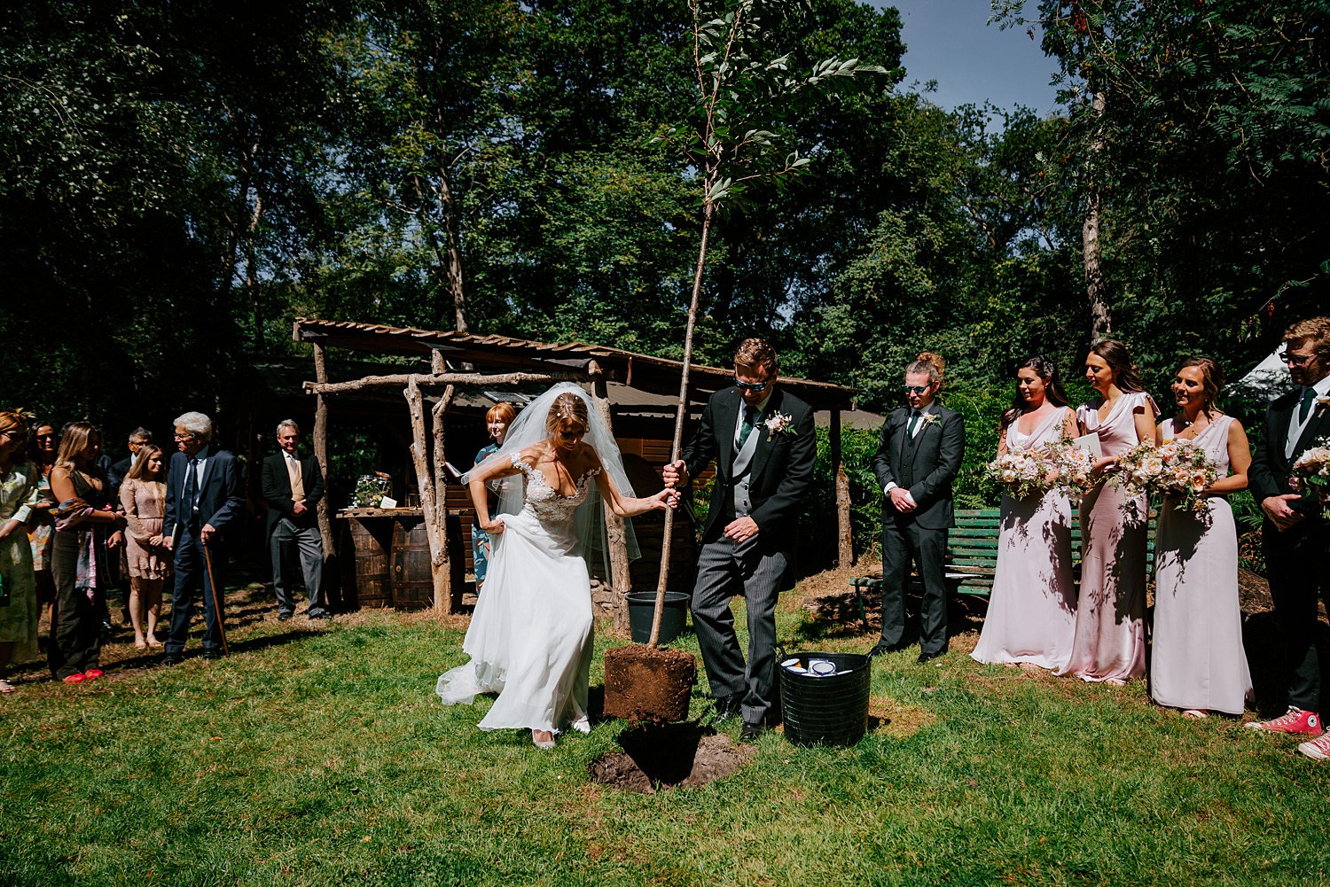 Woodland wedding cheshire 0025