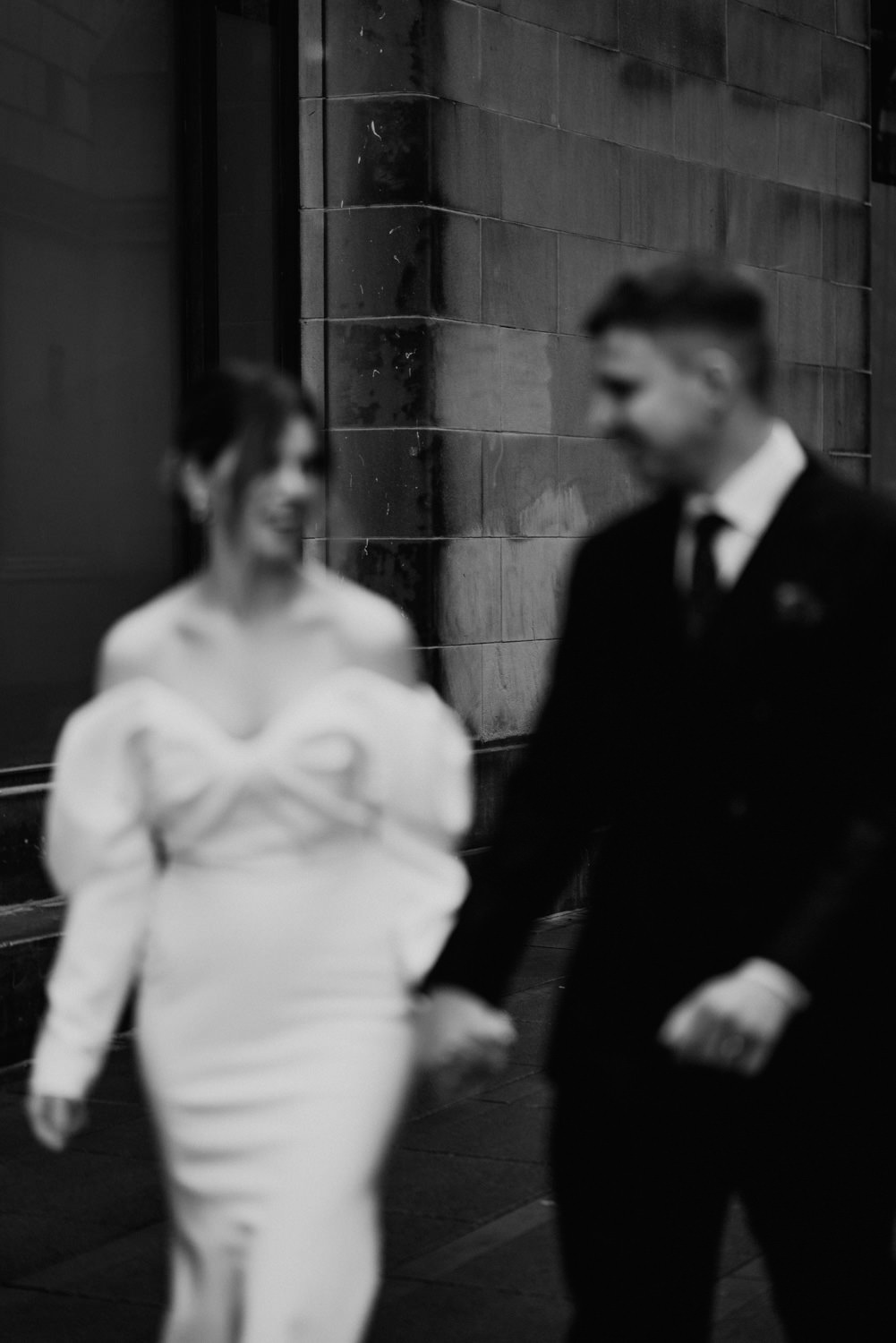 blurred wedding photograph manchester 