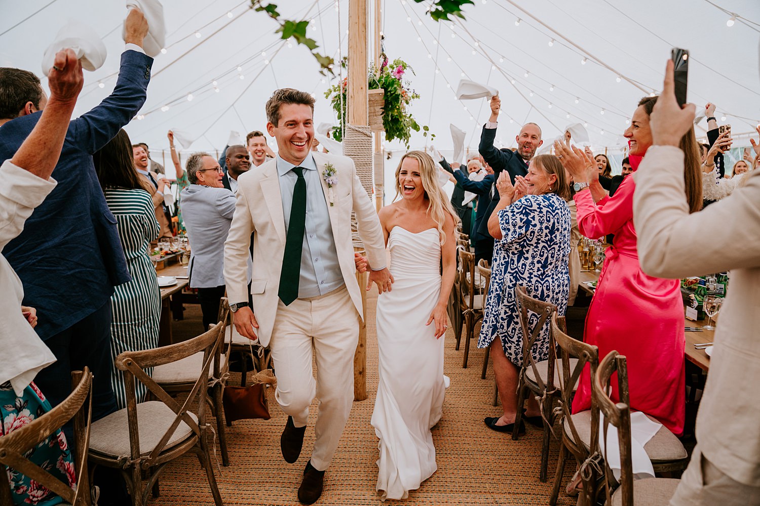 marquee wedding on penrice castle estate 0012