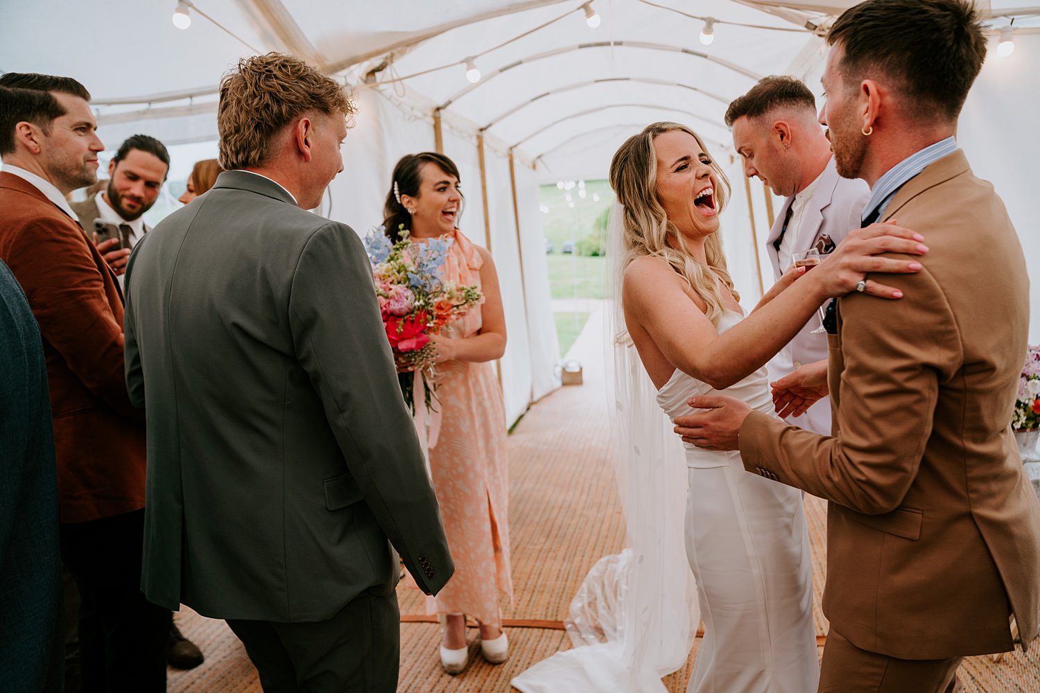 marquee wedding on penrice castle estate 0020