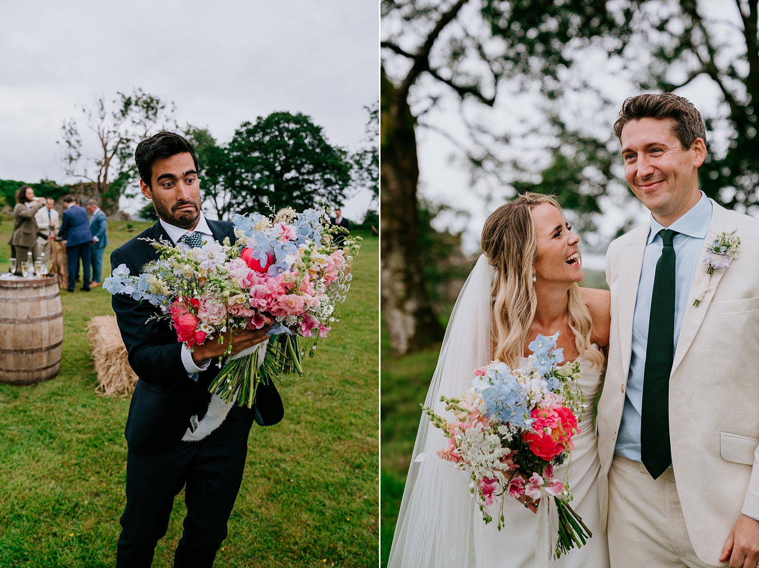 marquee wedding on penrice castle estate 0031