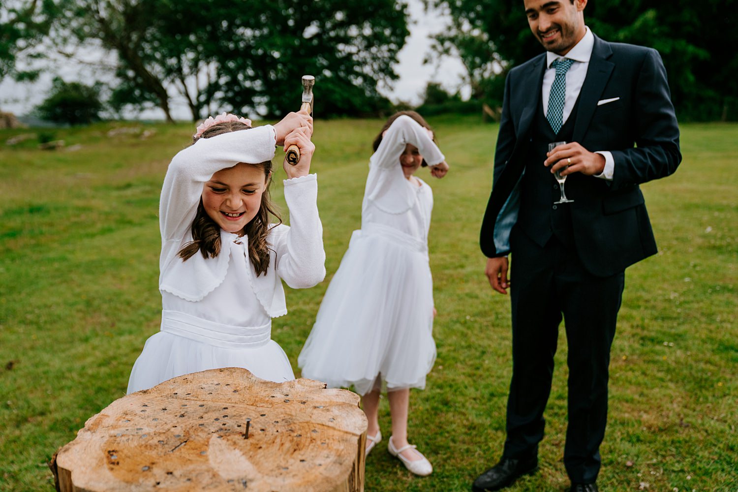 marquee wedding on penrice castle estate 0038