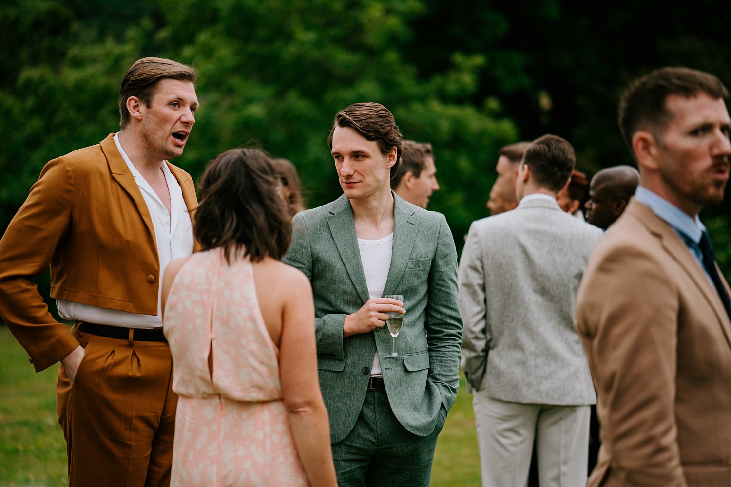 marquee wedding on penrice castle estate 0039