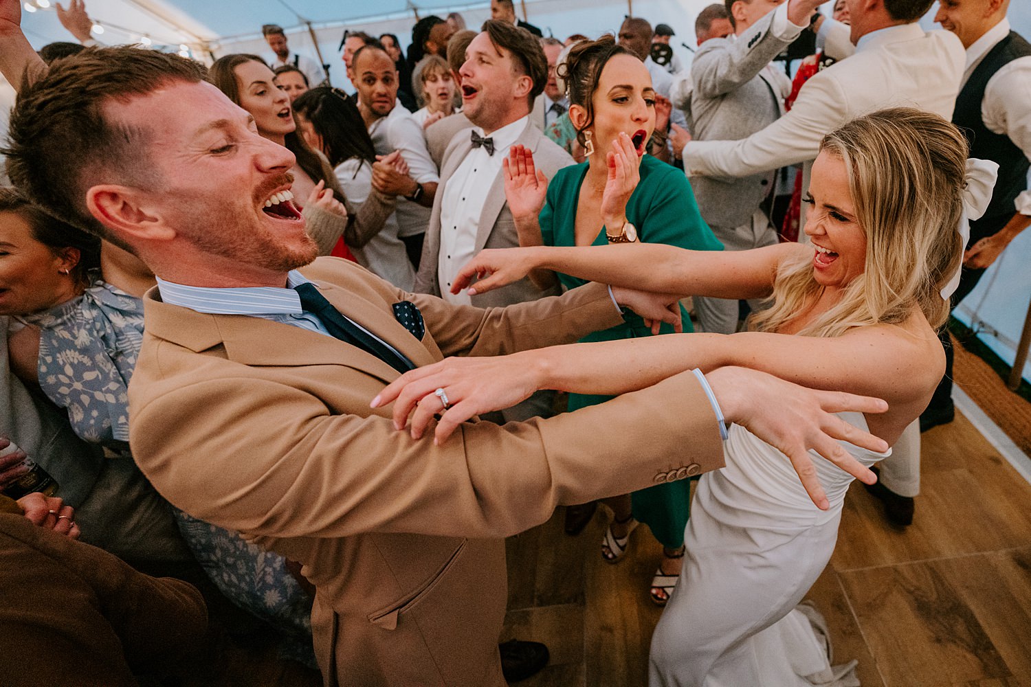 marquee wedding on penrice castle estate 0049